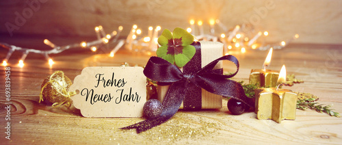 Happy New Year greetings wi...