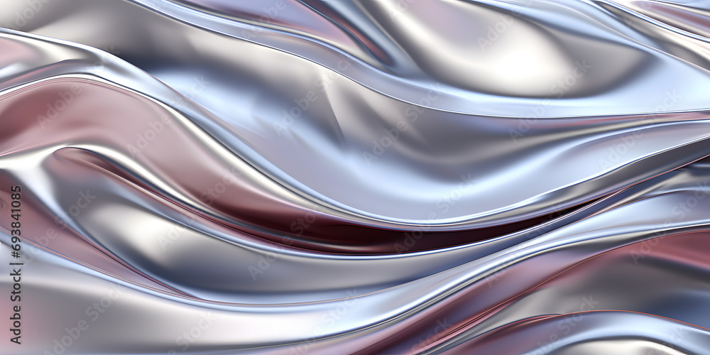 Obraz premium texture of silver abstract image with waves