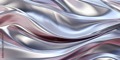 texture of silver abstract image with waves