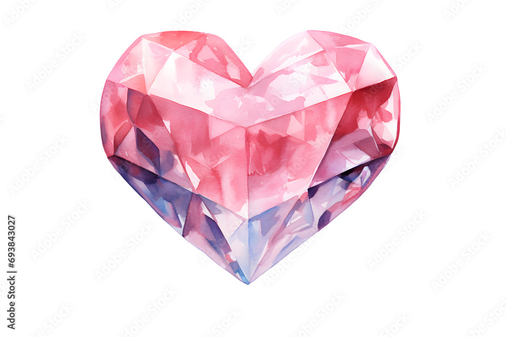 Diamond Gem isolated on transparent background illustration Diamond Gem isolated on transparent background illustration