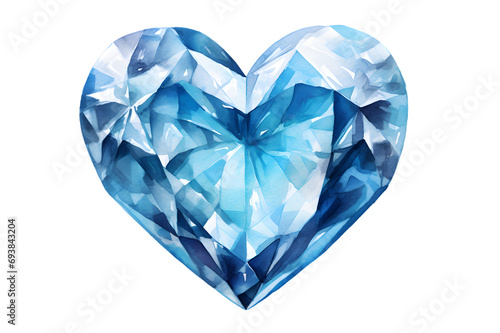 Diamond Gem isolated on transparent background illustration