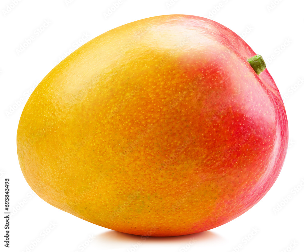 Fresh organic mango isolated on white background Fresh organic mango isolated on white background