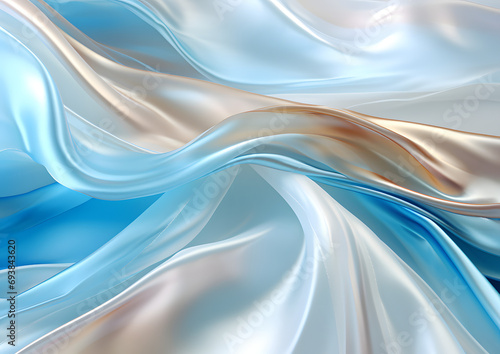 texture of blue and silver abstract image with swirls