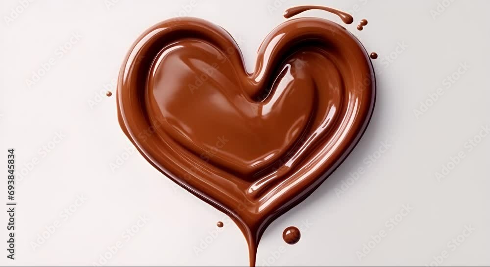 melting to create heart shaped chocolate melting to create heart shaped chocolate