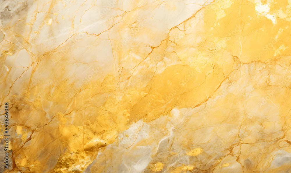 an abstract gold painting of an uneven surface