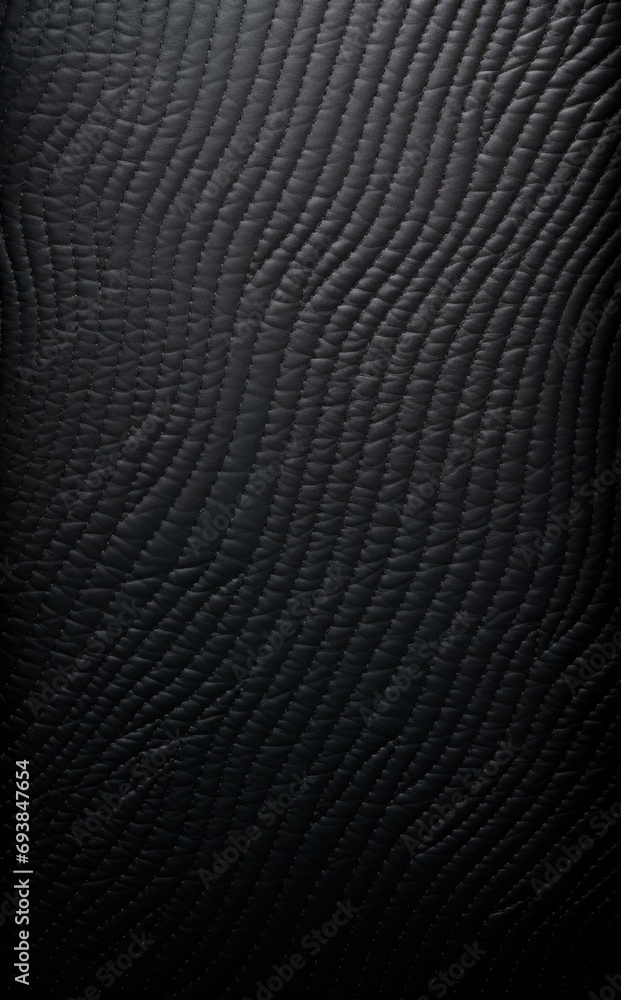 A modern abstract pattern with wavy lines on a black background. Generative AI. A modern abstract pattern with wavy lines on a black background. Generative AI.