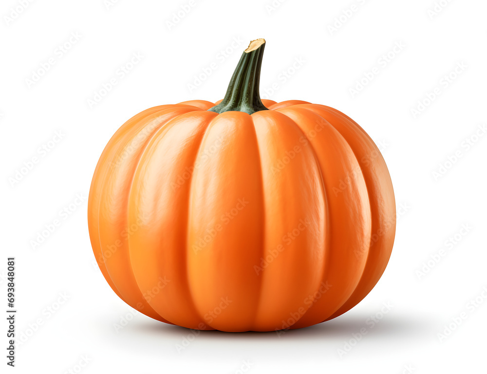 an orange pumpkin isolated on a white background an orange pumpkin isolated on a white background