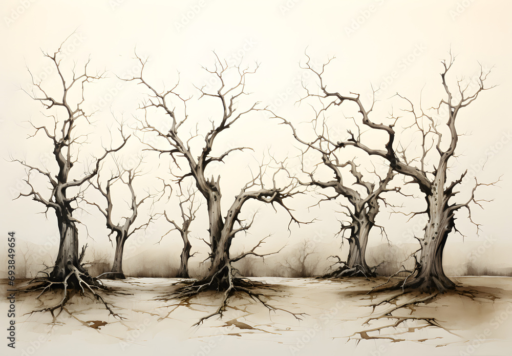 dead trees that have no leaves on them dead trees that have no leaves on them