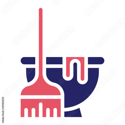 Hair Dye Brush Icon