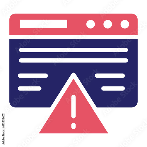 Website Warning Icon