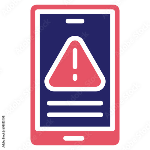 Mobile Warning Icon