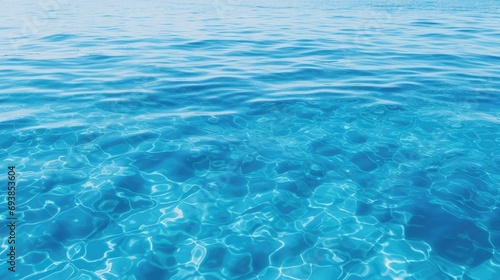 bright blue water surface,