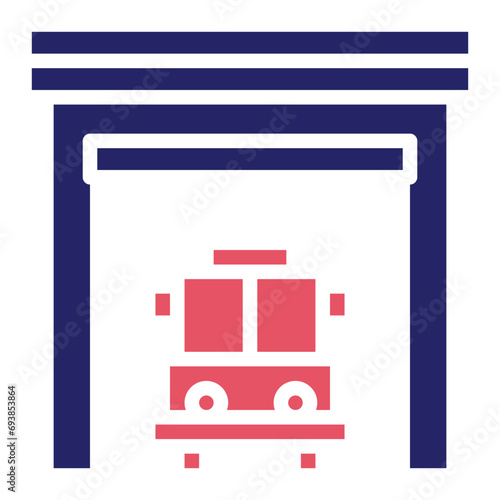 Firefighter Garage Icon