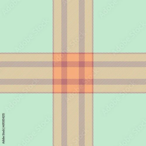 Check seamless tartan of vector background pattern with a fabric texture plaid textile.