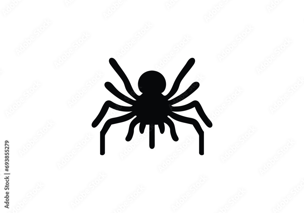 Obraz premium California Tarantula minimal style icon illustration design