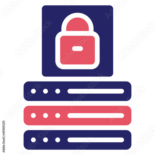 Database Lock Icon