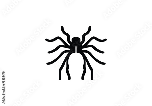 California Tarantula minimal style icon illustration design