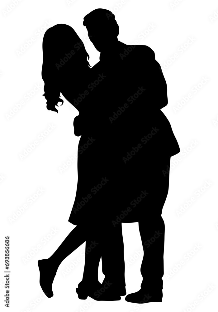 Sweet Couple Silhouette