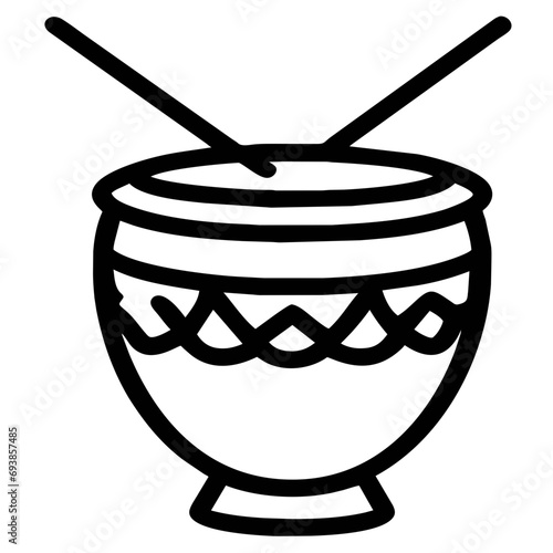 illustration of drum