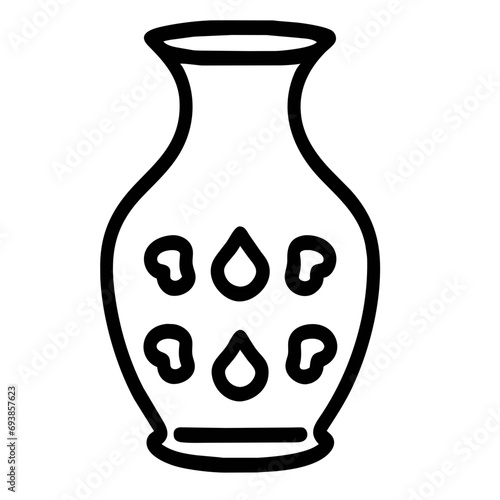 vase isolated on white