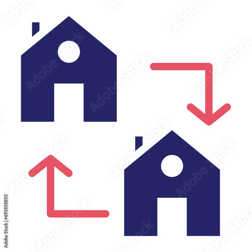 House Exchange Icon