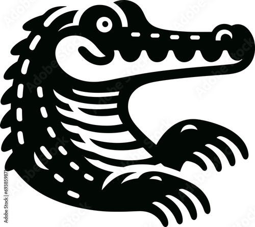 illustration of a crocodile