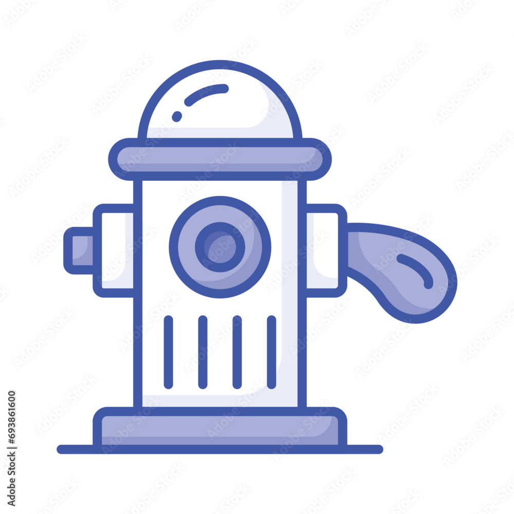 Check this carefully designed icon of fire hydrant in modern style Check this carefully designed icon of fire hydrant in modern style