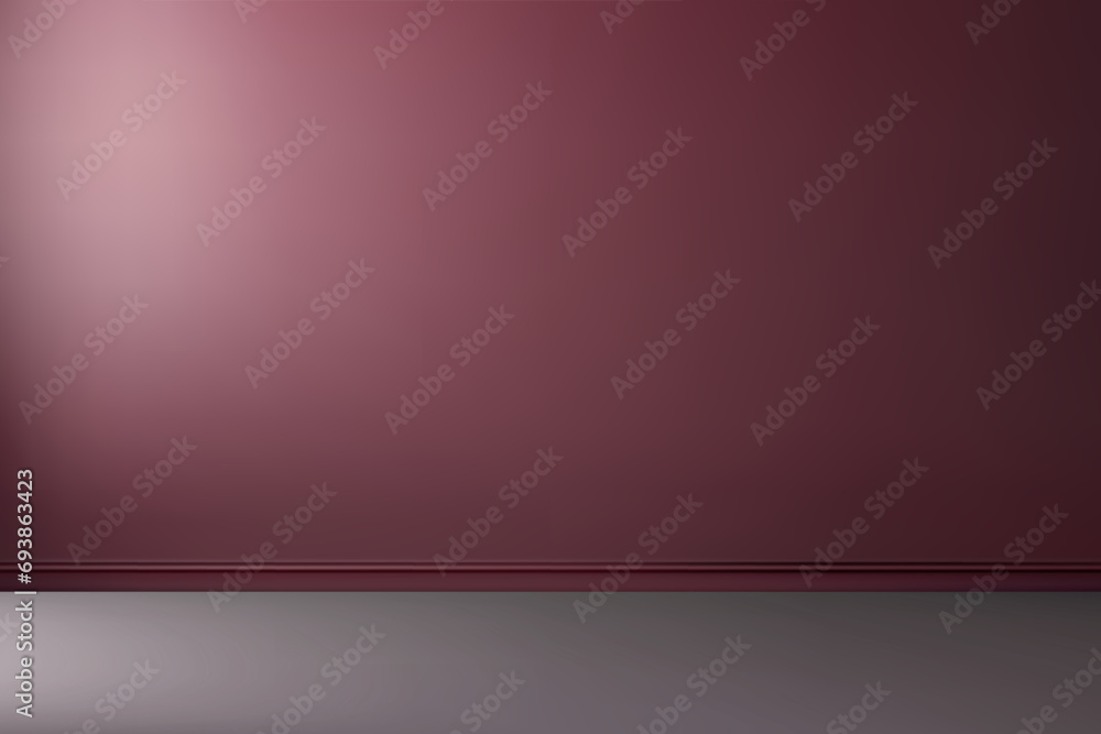 Empty studio background with red dark wall. Empty studio background with red dark wall.
