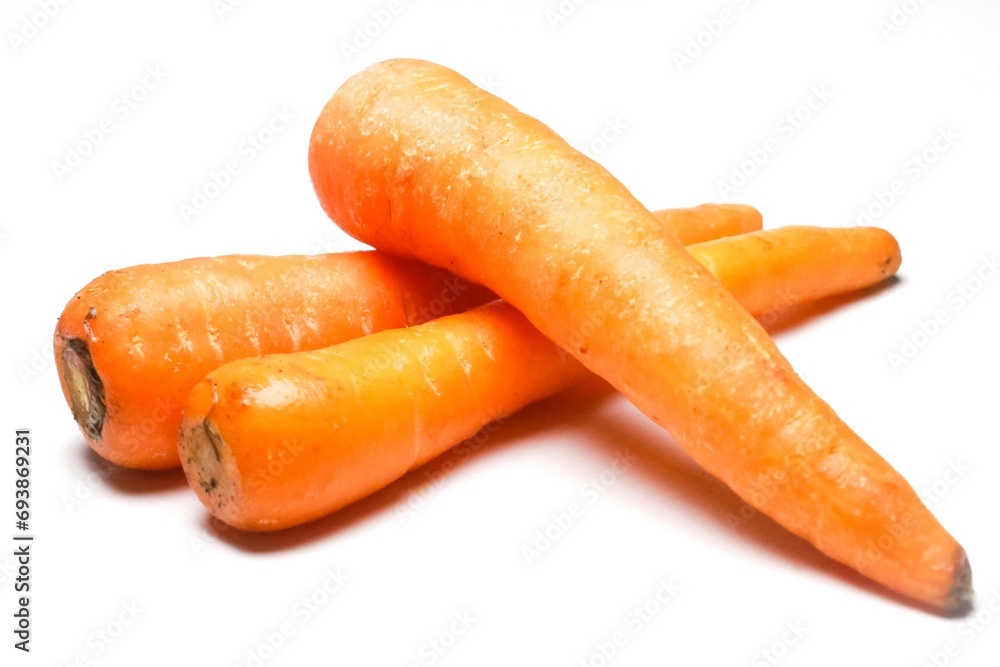 carrots isolated on white carrots isolated on white