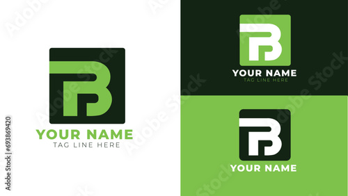 B letter logo, Brand Identity, Green B letter, B Sign, B name Logo,