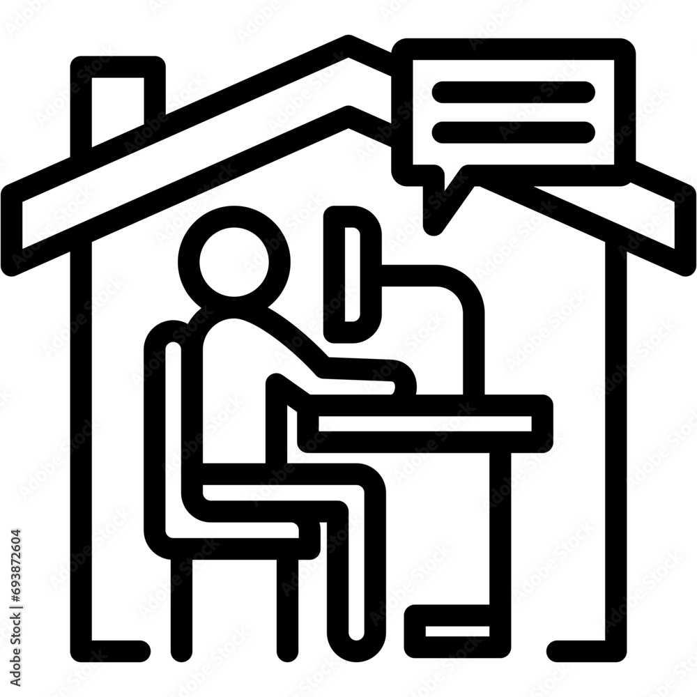 Home Office Icon Home Office Icon