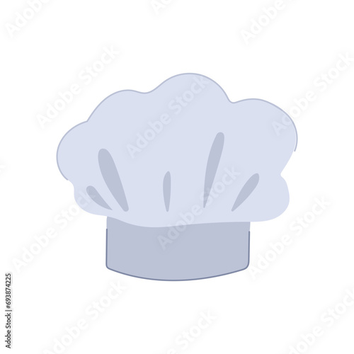 cooker chef hat cartoon. restaurant food, bakery culinary, symbol baker cooker chef hat sign. isolated symbol vector illustration