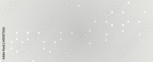 Abstract tech background. Futuristic technology interface with geometric shapes