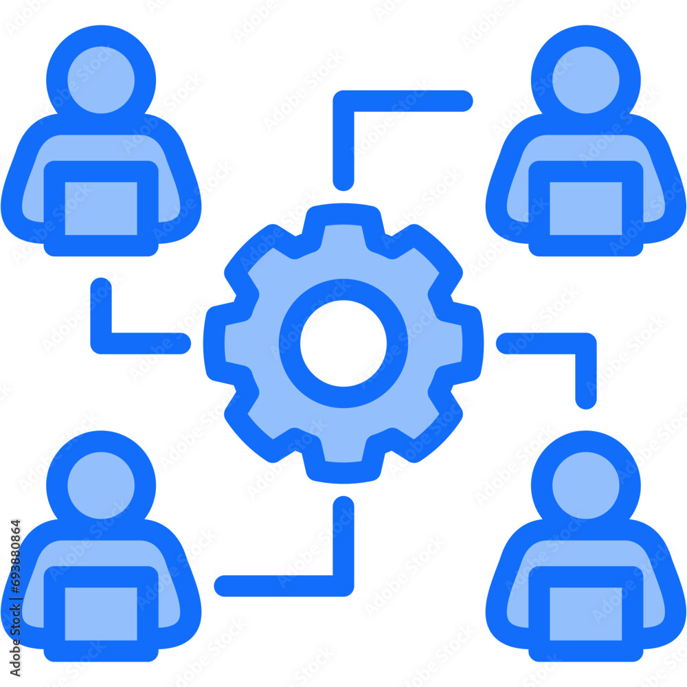 Project Organization Icon Project Organization Icon