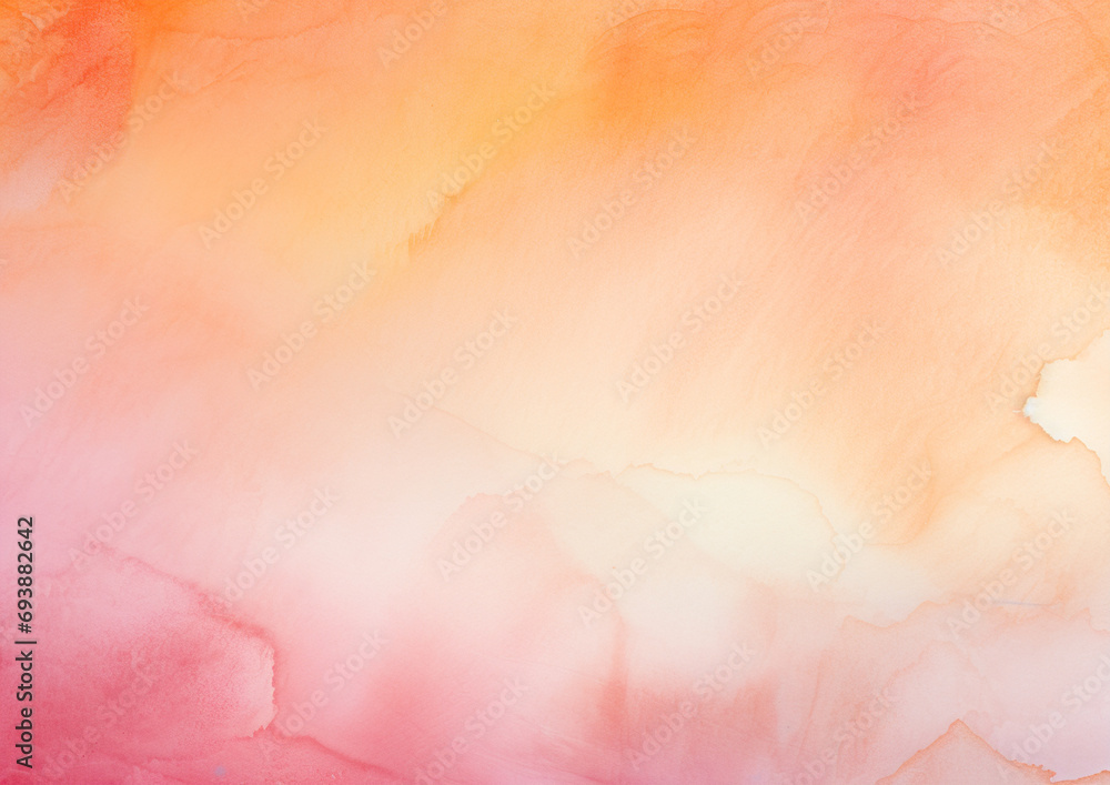 背景、バナー用の液体流体テクスチャーを持つティール色の赤と黄色による抽象的な水彩絵の具の背景,Abstract watercolor background by teal red and yellow with liquid fluid texture for background, banner,Generative AI