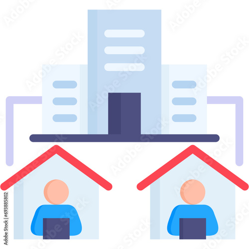 Remote Worker Icon