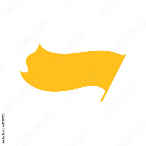 Waving flag vector 