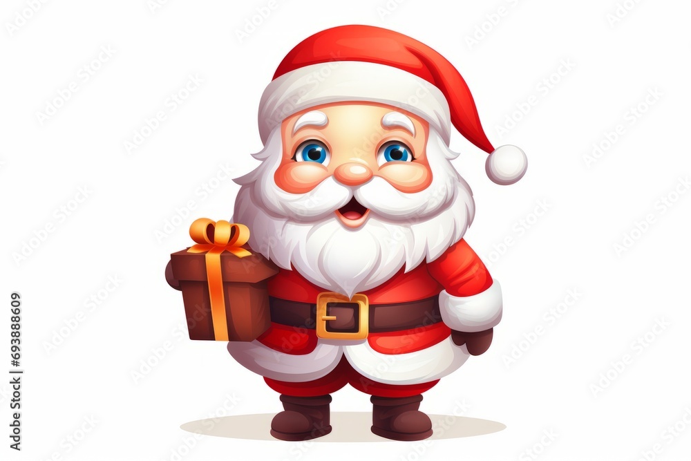 Cutout cartoon of Santa Claus Cutout cartoon of Santa Claus