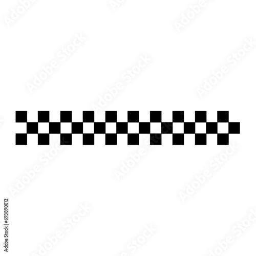 Race Flag Silhouette