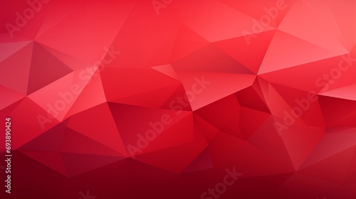 Red geometric rumpled triangular low poly origami style gradient illustration graphic background. Vector polygonal design for your business.
