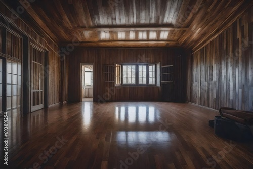 empty room with house.