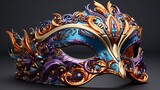 Masquerade Venitian carnival mask closeup