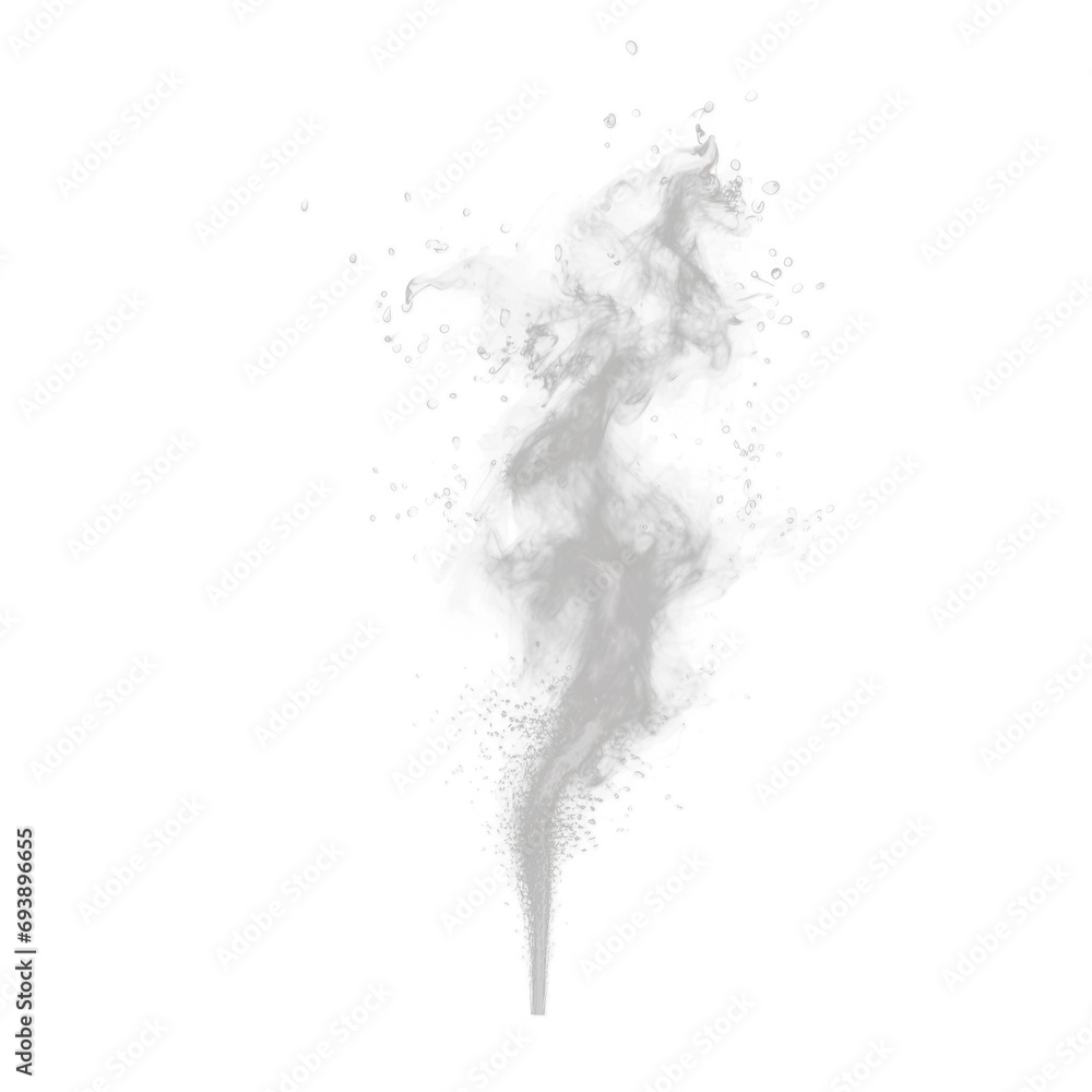 PSD water spray effect isolated 6