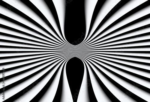 Abstract black and white ba...