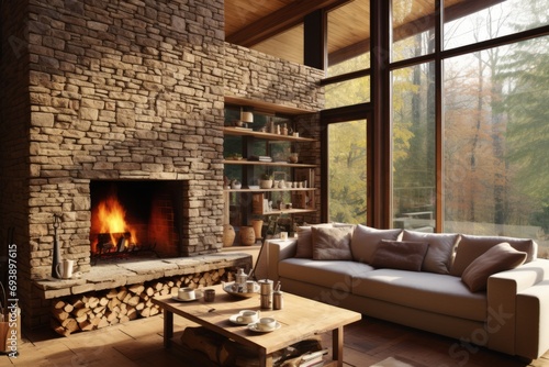 Wallpaper Mural Interior Styles: Realistic Visualizations of Furniture Arrangements and Decor Ideas Torontodigital.ca