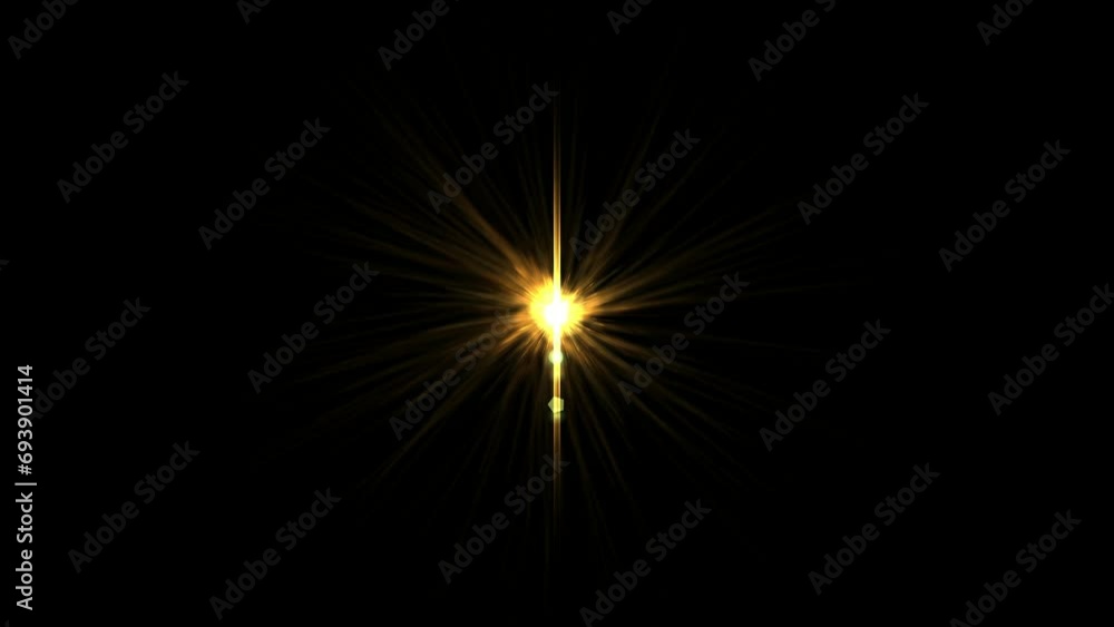 Golden luminous sparkle spinning and glowing Golden luminous sparkle spinning and glowing