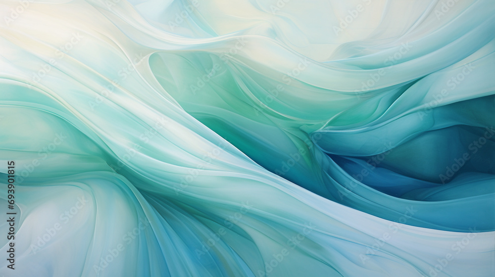 Layers of translucent waves, creating a sense of fluidity and movement within the abstract aura. Layers of translucent waves, creating a sense of fluidity and movement within the abstract aura.