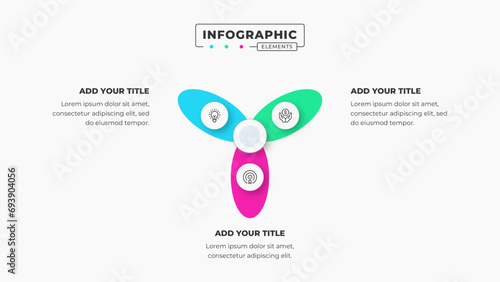 Vector infographic design template with 3 steps or options