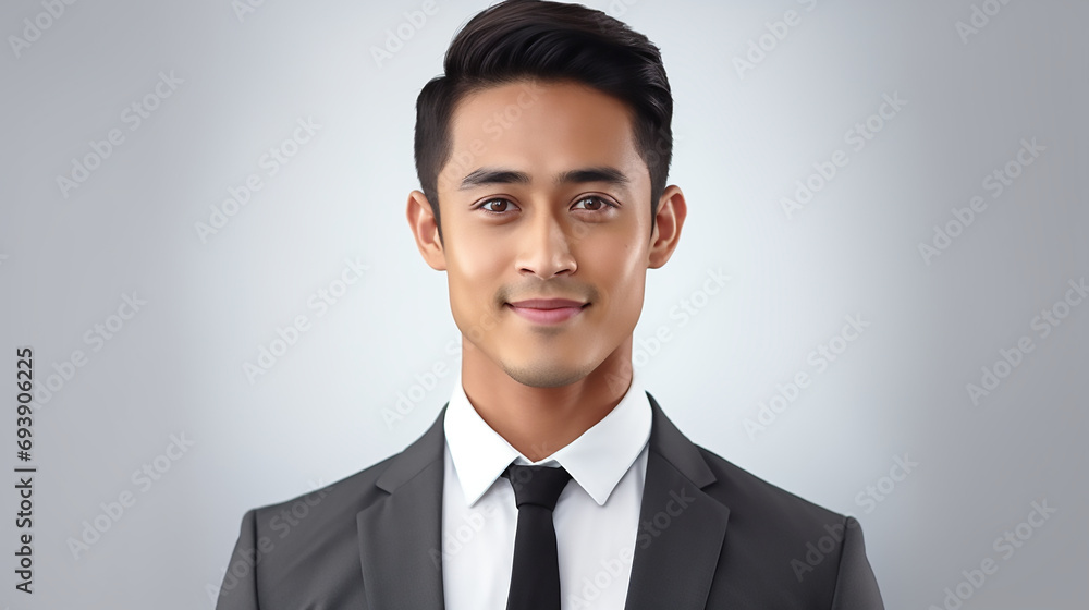 Portrait of a handsome young Asian Indian company office worker business man smiling and looking straight, commercial template Portrait of a handsome young Asian Indian company office worker business man smiling and looking straight, commercial template