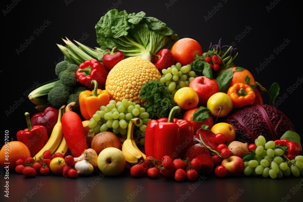 Assortment of Fruits and Vegetables